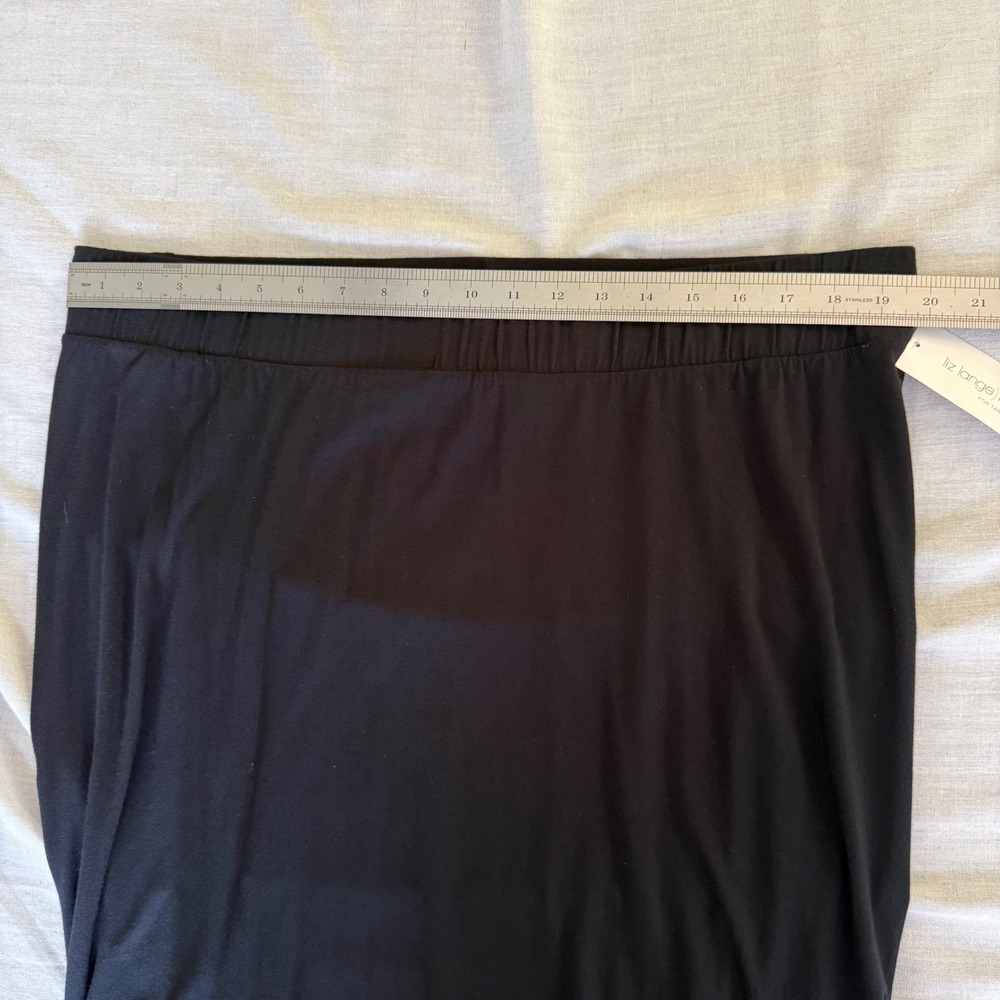New Liz Lange for Target Maternity Maxi Skirt Side Slits L Staple Comfort NWT - Picture 7 of 10